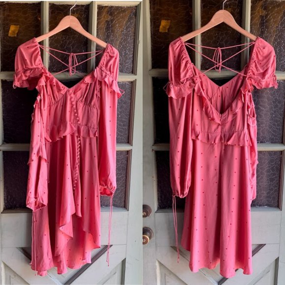 Brand New For Love & Lemons Rosie Mini Dress - Picture 2 of 4